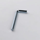 FORGE SHOWER HINGE GLASS TO GLASS 135 Degrees 10mm glass - Brushed Nickel
